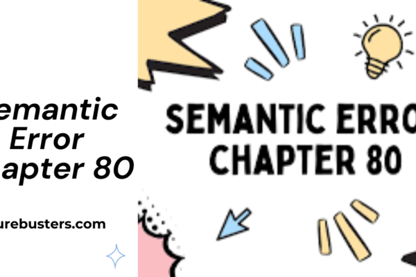 Semantic Error Chapter 80